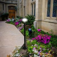 Садово-парковый светильник Apeyron светодиодный, столб, Валенсия 4, 8Вт, 4-х гранный, 720Лм, 6500К, 11-187