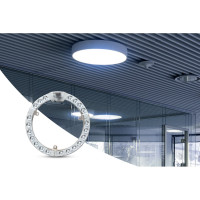 Светодиодный модуль со встроенным драйвером Apeyron 230В, 18Вт, smd2835, 1620Лм, 6500К, ø178x16мм 02-61