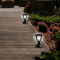 Садово-парковый светильник Apeyron светодиодный, столб малый, 8Вт, 4-х гранный, 720Лм, 6500К, поликарбонат 11-181