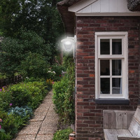 Садово-парковый светильник Apeyron светодиодный, настенный 8Вт, 4-х гранный, 720Лм, 6500К, поликарбонат 11-179