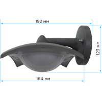 Садово-парковый светильник Apeyron светодиодный, настенный вниз, Дели 4», 8Вт, 4-х гранный, 720Лм, 6500К 11-202