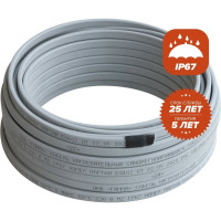 Греющий кабель для обогрева труб, водостоков и кровли RoofMate 18 Вт, длина 10 м 2243139