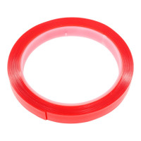 Двусторонняя клейкая лента Airline (скотч), 12ммx3м, акриловая вспененная основа, прозрачная ADS-A-05