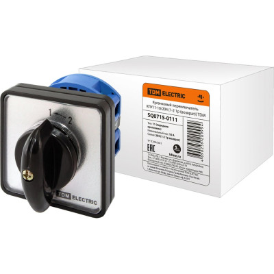 Переключатель направления TDM ELECTRIC КПУ11-10/204 1-2 1р возврат SQ0715-0111
