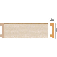 Плинтус напольный Decomaster D234-18DДМ 58x16x2400 мм D234-18D ДМ