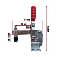 Прижим Uniq tool механический Goodhand HS-12130-HB