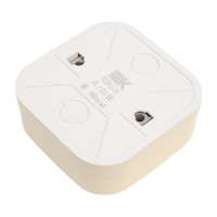 1-ая розетка IEK РС20-2-ХК без з/к о/у 10А GLORY кремовый ERH10-K33-10