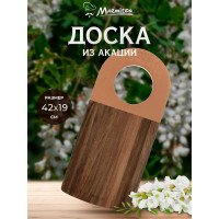 Сервировочная доска MARMITON акация, 42x19x1.5 см, золото 17631