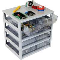 Металлическая кассетница для лотков LP30 СТАРКИТ светло-серая CCT30-LGR