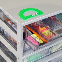 Металлическая кассетница для лотков LP30 СТАРКИТ светло-серая CCT30-LGR