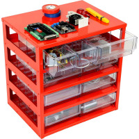 Металлическая кассетница для лотков LP30 СТАРКИТ красная CCT30-R