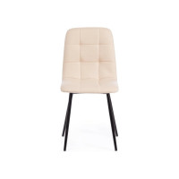 Стул Tetchair CHILLY MAX ткань/металл, 45x54x90 см, 2 шт бежевый 08/черный 17275