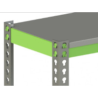 Стеллаж ООО Металекс Metalex серия TIRES 2000x1800x600 (три полки) SMTIII201860