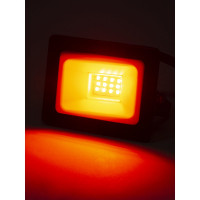 Светодиодный прожектор TDM ELECTRIC СДО-04-010Н-К красный свет 10 Вт, IP65, черный, Народный SQ0336-0220