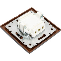 Одноклавишный переключатель Intro Plano 1-103-05 10А-250В, IP20, СУ, антрацит, Б0053750