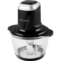 Измельчитель Willmark WMC-5288 400 Вт стеклянная чаша 1.2 л двойные лезвия резиновое основание 2001429