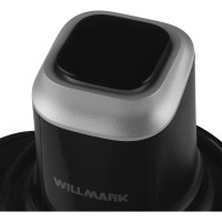 Измельчитель Willmark WMC-5288 400 Вт стеклянная чаша 1.2 л двойные лезвия резиновое основание 2001429