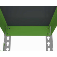 Металлическая полка с комплектом траверс для стеллажей Metalex серии HARD 1000х400 ООО Металекс АСР1040