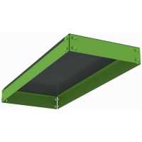 Металлическая полка с комплектом траверс для стеллажей Metalex серии HARD 1000х400 ООО Металекс АСР1040