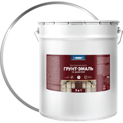 Грунт-эмаль Proremontt 3 в 1 белая, 15 кг Лк-00012387