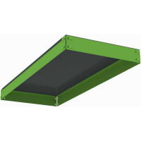 Металлическая полка с комплектом траверс для стеллажей Metalex серии HARD 1200х500 ООО Металекс АСР1250