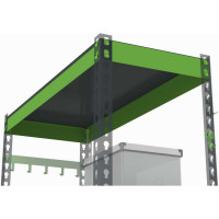 Металлическая полка с комплектом траверс для стеллажей Metalex серии HARD 1200х500 ООО Металекс АСР1250