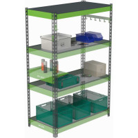 Металлическая полка с комплектом траверс для стеллажей Metalex серии HARD 1200х600 ООО Металекс АСР1260