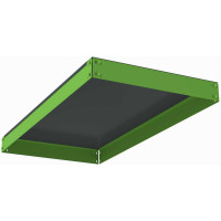 Металлическая полка с комплектом траверс для стеллажей Metalex серии HARD 1200х600 ООО Металекс АСР1260