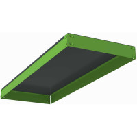 Металлическая полка с комплектом траверс для стеллажей Metalex серии HARD 1400х500 ООО Металекс АСР1450