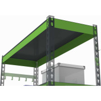 Металлическая полка с комплектом траверс для стеллажей Metalex серии HARD 1400х500 ООО Металекс АСР1450