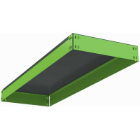 Металлическая полка с комплектом траверс для стеллажей Metalex серии HARD 1400х400 ООО Металекс АСР1440