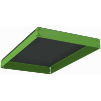 Металлическая полка с комплектом траверс для стеллажей Metalex серии HARD 1000х600 ООО Металекс АСР1060