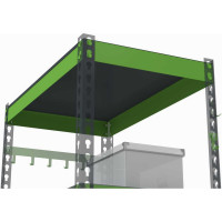 Металлическая полка с комплектом траверс для стеллажей Metalex серии HARD 1000х600 ООО Металекс АСР1060