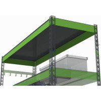 Металлическая полка с комплектом траверс для стеллажей Metalex серии HARD 1800х600 ООО Металекс АСР1860