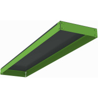 Металлическая полка с комплектом траверс для стеллажей Metalex серии HARD 1800х400 ООО Металекс АСР1840