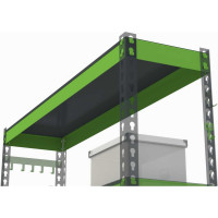 Металлическая полка с комплектом траверс для стеллажей Metalex серии HARD 1600х400 ООО Металекс АСР1640