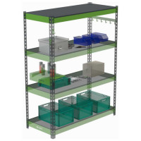 Металлическая полка с комплектом траверс для стеллажей Metalex серии HARD 1400х600 ООО Металекс АСР1460