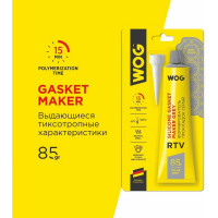 Нейтральный формирователь прокладок WOG RTV-силиконовый термостойкий 85 WGC0760