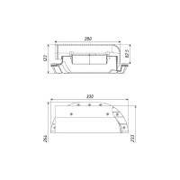 Кровельный аэратор Татполимер ТР-88/N серый 50023