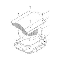 Кровельный аэратор Татполимер ТР-88/K зеленый 46150