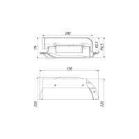 Кровельный аэратор Татполимер ТР-88/K зеленый 46150