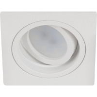 Встраиваемый светильник ЭРА KL85 WH MR16/GU5.3, белый, алюминиевый Б0054348