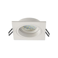 Встраиваемый светильник ЭРА KL85 WH MR16/GU5.3, белый, алюминиевый Б0054348