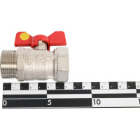 Шаровой кран DOUBLE-LIN Light неполнопроходной Вр-Нр бабочка - 1 LL1164 (1")