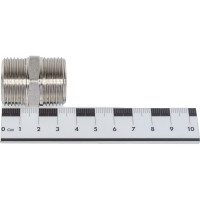 Ниппель DOUBLE-LIN резьбовой латунный Н/Н 3/4" LL6020 (3/4")