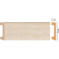 Плинтус напольный Decomaster D235-18D/20ДМ 80x17x2400 мм D235-18D ДМ
