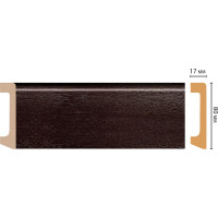 Плинтус напольный Decomaster D235-433ДМ 80x17x2400 мм D235-433 ДМ