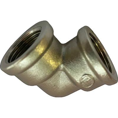 Угол резьбовой латунный никелированный DOUBLE-LIN В/В 3/4" LL6017 (3/4")