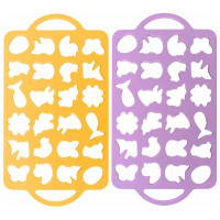 Форма для печенья МУЛЬТИДОМ Ассорти 24 фигуры размер 40x22 см 2 дизайна DH80-229