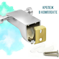 Двойной крючок Solinne коллекция Mirror хром B-82701-2 2536.314